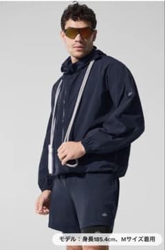 未着用 alo バンテージ ナイロン トラックジャケット M Navy - メルカリ