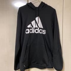 adidas アディダス パーカー　黒のサムネイル