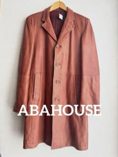 ◇ABAHOUSE◇90s00sデザイナーズ レザーコート レトロ古着 茶 - メルカリ