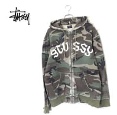 00s Stussy カモフラ柄 ジップアップパーカー Y2K archive 00s Stussy カモフラ柄 ジップアップパーカー Y2K archive - メルカリ