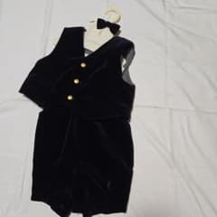 大丸京都店購入入学式卒業式　七五三スーツセット（蝶ネクタイとカッターシャツ付き）