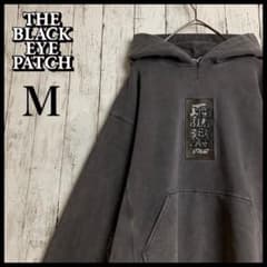 【激レア】ブラックアイパッチ☆取扱注意刺繍ロゴ入り入手困難パーカー/2442 激レア】ブラックアイパッチ☆取扱注意刺繍ロゴ入り入手困難