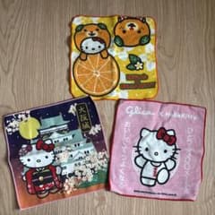 Hello Kitty ご当地ハンカチ 3枚セット - メルカリ