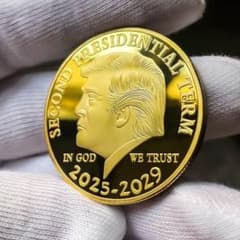 TRUMPアメリカ大統領 記念コイン 24金メッキ ゴールドメッキ プラ