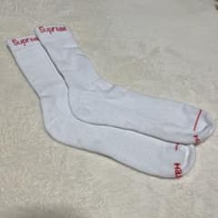supreme　Hanes ソックス　ホワイト　1足のサムネイル