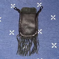 ブラックミーンズ blackmeans  フリンジ　ポーチのサムネイル