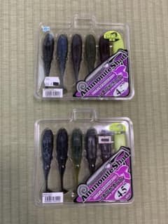 ①ジャッカル アンモナイトシャッド 4.5インチ アソートパック 2個セットのサムネイル