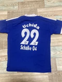 FC Schalke 04 内田篤人22番 シャツ Schalke 内田篤人 ユニフォーム 22番 kids Mサイズ140-150 - メルカリ