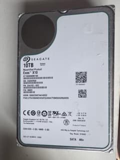 Seagate Exos X10 10TB 内蔵型HDD 使用時間0時間 - メルカリ