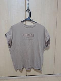 SHIPS PENSÉE ロゴプリントTシャツ ベージュのサムネイル