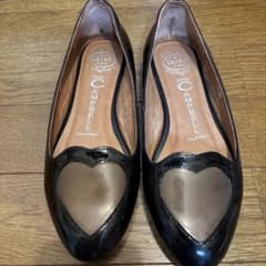ジェフリーキャンベル　ハートデザイン　フラットシューズ