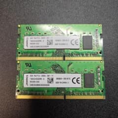 16GB(8GB×2) DDR4-2666 SODIMMメモリ Kingston - メルカリ