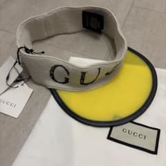 【タグ・袋あり】GUCCI サンバイザー