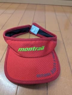 montrail メッシュ サンバイザー 赤のサムネイル