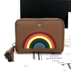 未使用✨アニヤハインドマーチ コインケース カードケース 虹 ラウンド 