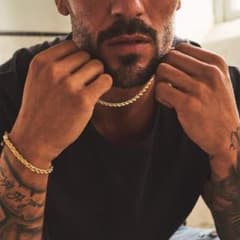 Glitter Rope Chain Necklace & Braceletのサムネイル