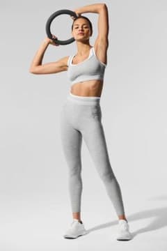 ♥️ALO Athletic Heather Grey/White 上下セット♥️ ♥️ALO Athletic Heather Grey/White 上下セット♥️ - メルカリ