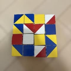 七田 イクエル ニキーチン カラフル木製 立体 パズル 知育 右脳 - メルカリ