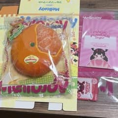 メロジョイ フルーツマーケット オレンジ みかん スクイーズ mellojoy