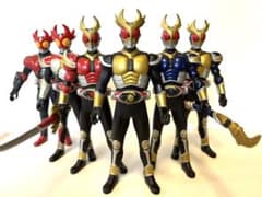 当時モノ】仮面ライダーアギト ソフビ6体セット - メルカリ