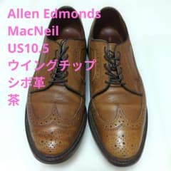 Allen Edmonds MacNeil US10.5 ウイングチップ シボ革 - メルカリ