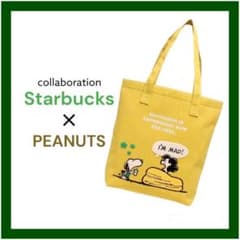 STARBUCKS® x PEANUTS  コラボレーション限定のトートバッグのサムネイル