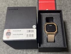 値下げ【未使用品】NIXON Siren Milanese オールローズゴールドのサムネイル