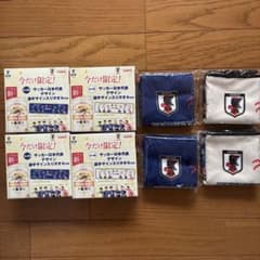非売品　一番搾り　サッカー日本代表　選手サイン入りタオル4枚のサムネイル