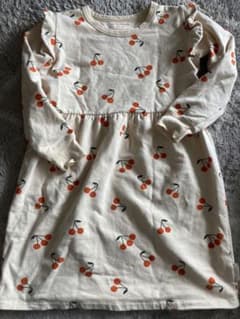 TINY COTTONS  10y ワンピース　チェリー柄　140くらいのサムネイル