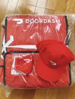 DOORDASH ドアダッシュ 配達員バッグ一式のサムネイル