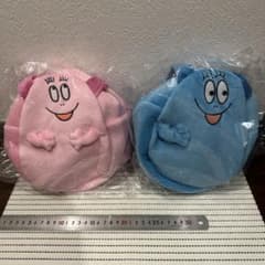 バーバパパ ダイカットバッグ ピンク、ブルー