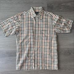 DAKS LONDON チェックシャツ 半袖 Mサイズのサムネイル