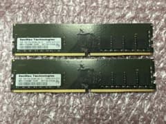 SanMax PC4 DDR4 3200 16GB メモリー 2枚 計32GB - メルカリ