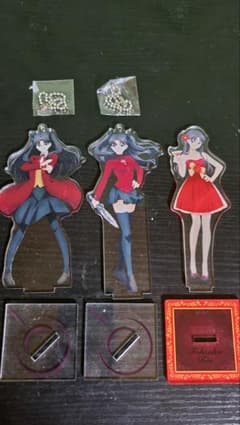 Fate/staynight 遠坂凛 アクスタ3点セットのサムネイル