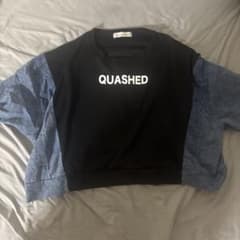 マ*ー様 デニム 切り替え 半袖Tシャツのサムネイル
