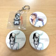 BLEACH ウルキオラ 藍染 缶バッジ アクリルキーホルダー セットのサムネイル