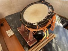 和太鼓　締太鼓　バチ付きのサムネイル