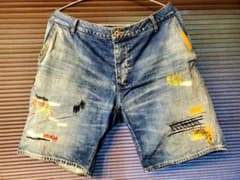 【値下げ!!】AOSORA デニム刺繍ショートパンツのサムネイル