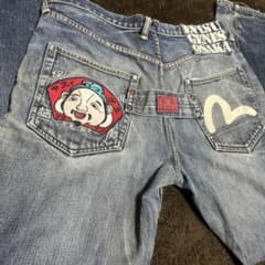 激レア‼️ エヴィス EVISU 大阪 カモメ 刺繍 ストリート ラッパー着用 