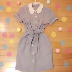 レトロな丸えりワンピのサムネイル