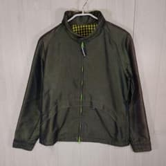 美品 PPFM y2k ジャケット ジャンパー 光沢 オリーブグリーン Fサイズ 