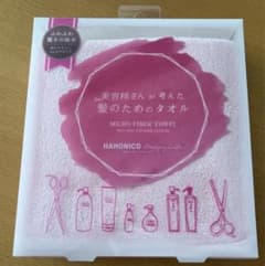 ハホニコ ヘアドライマイクロファイバータオル ピンクのサムネイル