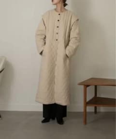 期間限定値下げ Amiur bicolor quilting coatのサムネイル
