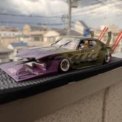 1/24 プラモデル完成品 ケンメリチバラギ仕様 街道レーサ- - メルカリ