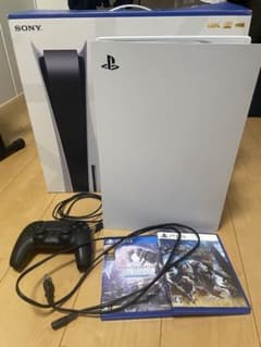 ps5 本体(通常版) CFI-1100A モンハンワイルズ、アイスボーンセット 
