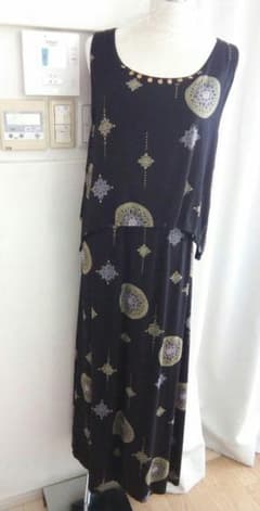 ★下弦様ご専用【タグ付き新品】チャイハネ　キラビナ　ロングワンピースのサムネイル