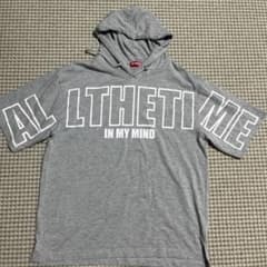 半袖 フーデッド Tシャツ グレーのサムネイル