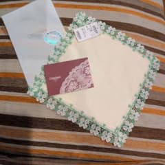 Chikazawa 近沢レース店 タオルハンカチ 花水木 グリーン - メルカリ