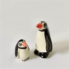 【週末セール】ペンギン　親子　置物のサムネイル