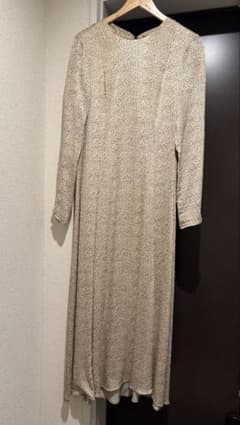 ZARA 長袖 ロングワンピース レオパードのサムネイル
